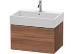 Duravit L-Cube Waschtisch-Unterschrank LC617607979 68,4 x 45,9 cm, nussbaum natur, 1 Auszug, wandhängend