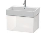 Duravit L-Cube Waschtisch-Unterschrank LC617608585 68,4 x 45,9 cm, weiß hochglanz, 1 Auszug, wandhängend
