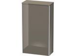 Duravit XSquare Halbhochschrank XS1303R8989 50x88x23,6cm, Tür rechts, Flannel Grey hochglanz