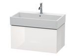 Duravit L-Cube Waschtisch-Unterschrank LC617708585 78,4x 45,9 cm, weiß hochglanz, 1 Auszug, wandhängend