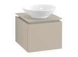 Villeroy & Boch Legato Waschtischunterschrank B56500VK 45x38x50cm, Soft Grey