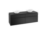 Villeroy & Boch Legato Waschtischunterschrank B67700PD 160x55x50cm, Black Matt Lacquer