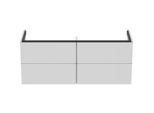 Ideal Standard Adapto Waschtisch-Unterschrank T4298WG 1210 x 450 x 490 mm, 4 Auszüge, hochglanz weiß lackiert