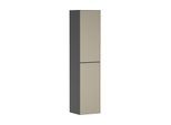 hansgrohe Xevolos E Hochschrank 54220390 400x360x1760mm, links, schiefergrau matt, bronze Struktur
