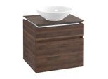 Villeroy & Boch Legato Waschtischunterschrank B568L0VH 60x55x50cm, mit LED-Beleuchtung, Arizona Oak