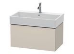 Duravit L-Cube Waschtisch-Unterschrank LC617709090 78,4x 45,9 cm, flannel grey seidenmatt, 1 Auszug, wandhängend