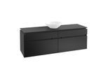 Villeroy & Boch Legato Waschtischunterschrank B67100PD 160x55x50cm, Black Matt Lacquer
