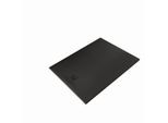 Kludi TERRA Duschwanne 08DW1639 100 x 140 x 3 cm, Abflussabdeckung inkl. Mattschwarz