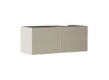 hansgrohe Xevolos E Waschtischunterschrank 54240390 1370x555x550mm, 4 Schubladen, rechts, sandbeige matt, bronze Struktur