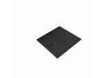 Kludi TERRA Duschwanne 09DW0839 90 x 100 x 3 cm, Abflussabdeckung inkl. Mattschwarz