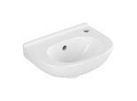 Villeroy & Boch O.Novo Handwaschbecken 53603801 Compact, mit Überlauf, Hahnloch rechts, weiß