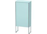 Duravit XSquare Halbhochschrank XS1304L9797 50x88x23,6cm, Tür links, stehend, Lichtblau seidenmatt