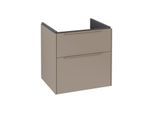 Villeroy und Boch Subway 3.0 Waschtisch-Unterschrank C57802VM 57,2x57,6x47,8cm, ohne LED/Griff monochrom, taupe