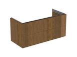 Ideal Standard Conca Waschtisch-Unterschrank T4576Y5 120x50x55cm, 2 Auszüge, Walnuss dunkel Furnier
