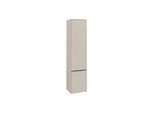 Villeroy und Boch Subway 3.0 Hochschrank C58601VN 40x171x36,2cm, Schanier links/Griff Volcano black, cashmere grey