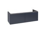 Villeroy und Boch Subway 3.0 Waschtisch-Unterschrank C56700VQ 127,2x42,9x47,8cm, ohne LED/Griff Aluminium glänzend, marine blue
