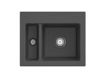 Villeroy und Boch Subway 60 XM Einbauspüle 678000i4 Spülbecken, 620 x 510 mm, graphit CeramicPlus