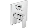 Duravit Manhattan Fertigmontageset MH5210012010 Unterputz-Wannenarmatur, Umstellventil, chrom