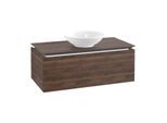Villeroy & Boch Legato Waschtischunterschrank B571L0VH 100x38x50cm, mit LED-Beleuchtung, Arizona Oak