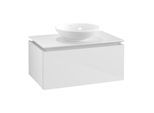 Villeroy & Boch Legato Waschtischunterschrank B56900DH 80x38x50cm, Glossy White