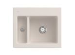 Villeroy und Boch Subway 60 XM Einbauspüle 678000KR Spülbecken, 620 x 510 mm, crema CeramicPlus