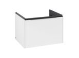 Villeroy und Boch Subway 3.0 Waschtisch-Unterschrank C57501VF 62,2x42,9x47,8cm, ohne LED/Griff Volcano black, pure white