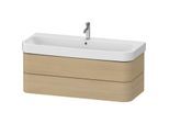Duravit Happy D.2 Plus Waschtisch-Unterschrank HP4389071710000 117,5 x 49 cm, mediterrane Eiche, 2 Schubkästen
