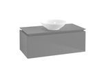 Villeroy & Boch Legato Waschtischunterschrank B57100FP 100x38x50cm, Glossy Grey