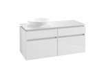 Villeroy & Boch Legato Waschtischunterschrank B58000DH 120x55x50cm, Glossy White