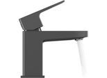 Duravit S Manhattan Waschtischarmatur MH1010002046 Ausladung 95mm, ohne Zugstangen-Ablaufgarnitur, schwarz matt