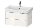 Duravit Happy D.2 Plus Waschtisch-Unterschrank HP4387022220000 77,5 x 49 cm, weiß hochglanz, 2 Schubkästen