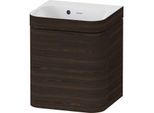 Duravit Happy D.2 Plus Möbelwaschtisch-Unterschrank HP4633N69690000 40x36cm, 1 Tür, Anschlag links, ohne Hahnloch, nussbaum gebürstet