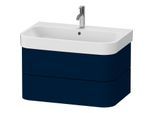 Duravit Happy D.2 Plus Waschtisch-Unterschrank HP4387098980000 77,5 x 49 cm, nachtblau seidenmatt, 2 Schubkästen