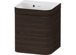Duravit Happy D.2 Plus Möbelwaschtisch-Unterschrank HP4634N69690000 40x36cm, 1 Tür, Anschlag rechts, ohne Hahnloch, nussbaum gebürstet