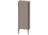 Duravit XViu Halbhochschrank XV1316RB243 50x133x24cm, 1 Tür, schwarz matt, Anschlag rechts, basalt matt