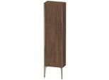 Duravit XViu Halbhochschrank XV1315LB121 40x24x133cm, champagner matt, Tür links, nussbaum dunkel