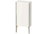 Duravit XViu Halbhochschrank XV1306RB122 50x24x89cm, champagner matt, Tür rechts, weiß hochglanz