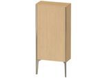 Duravit XViu Halbhochschrank XV1306LB130 50x24x89cm, champagner matt, Tür links, Eiche natur