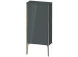 Duravit XViu Halbhochschrank XV1306RB138 50x24x89cm, champagner matt, Tür rechts, dolomiti grey hochglanz