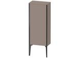 Duravit XViu Halbhochschrank XV1305LB243 40x24x89cm, schwarz matt, Tür links, basalt matt