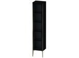 Duravit XViu Hochschrank XV1375RB140 40x36x177cm, Glastür, champagner matt, Tür rechts, schwarz hochglanz