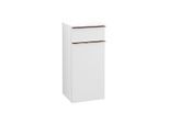 Villeroy und Boch Venticello Seitenschrank A95005MS 40,4 x 86,6 x 37,2 cm, links, Griff Copper, White Matt