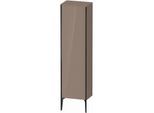 Duravit XViu Hochschrank XV1336RB286 50x36x177cm, schwarz matt, Tür rechts, cappucino hochglanz