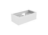 Keuco Edition 11 Waschtischunterschrank 31254140000 105 x 35 x 53,5 cm, Lack Seidenmatt, Glas Trüffel klar