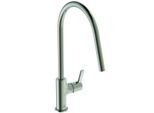 Ideal Standard Gusto Küchenarmatur BD408GN silver storm, mit hohem Rohrauslauf