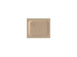 Bette BetteUltra Duschwanne 5840-425T 90x75x2,5cm, Wannenträger, greige