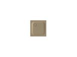 Bette BetteUltra Duschwanne 5529-417AE 75x75x2,5cm, Antirutsch/Pro, hazel