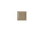 Bette BetteUltra Duschwanne 5529-417 75x75x2,5cm, hazel