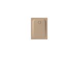 Bette BetteUltra Duschwanne 1650-425PLUS 100x75x2,5cm, Glasur, greige