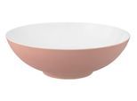 Schüssel SELTMANN WEIDEN "Life Fashion", rosa (weiß, posh rose), H:9,9cm Ø:30,3cm, Porzellan, Schüsseln, Schüssel, Schale rund, 30 cm